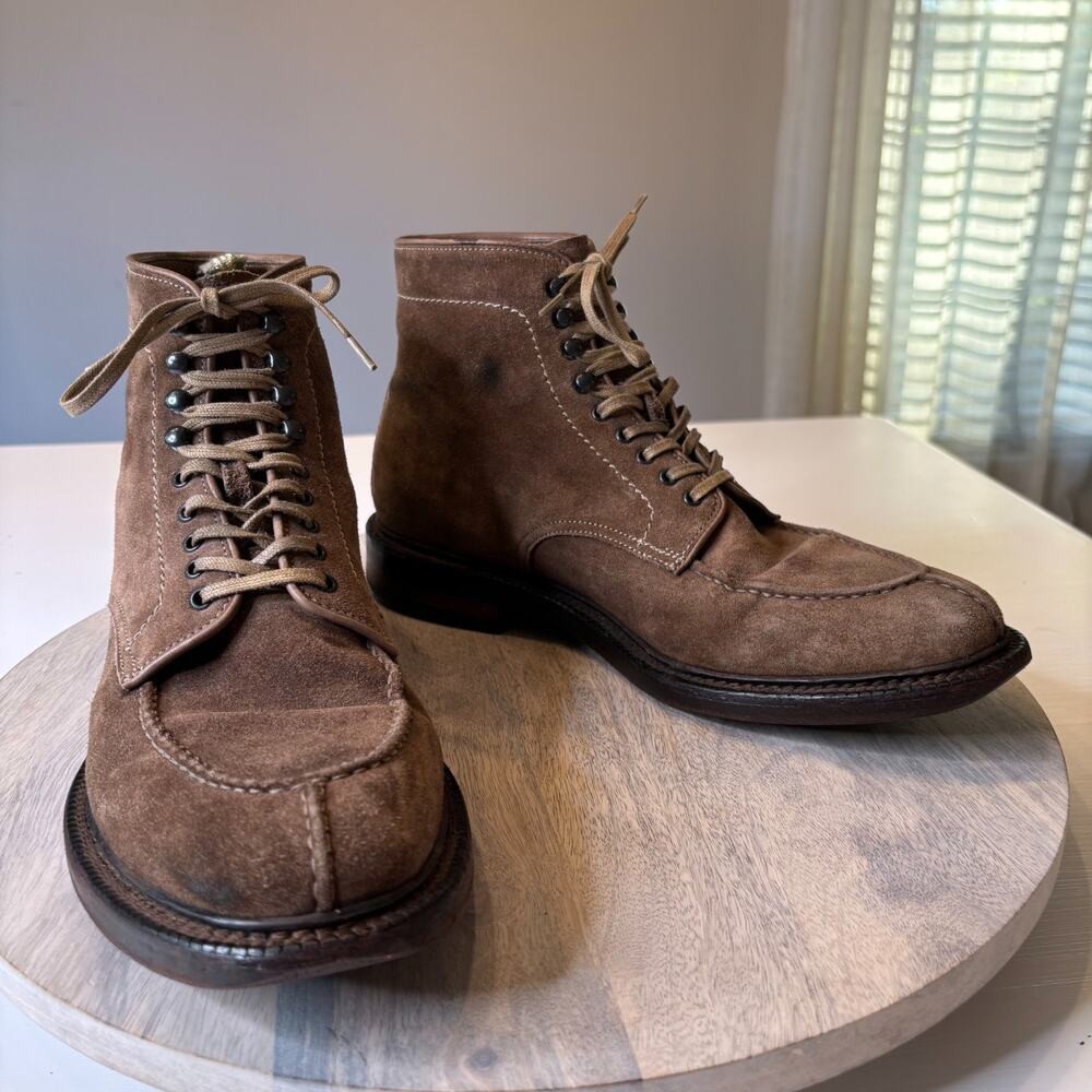 Officine Creative Men's Split Toe Suede Lace-Up Boots Italy EU 41 US Size 9